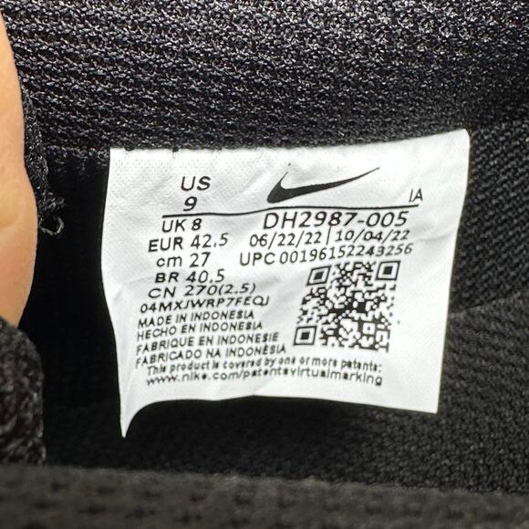 Nike Court Vision Lo NN Mens Size 9 Sneaker Black Laser Blue DH2987-005 New - Picture 8 of 11